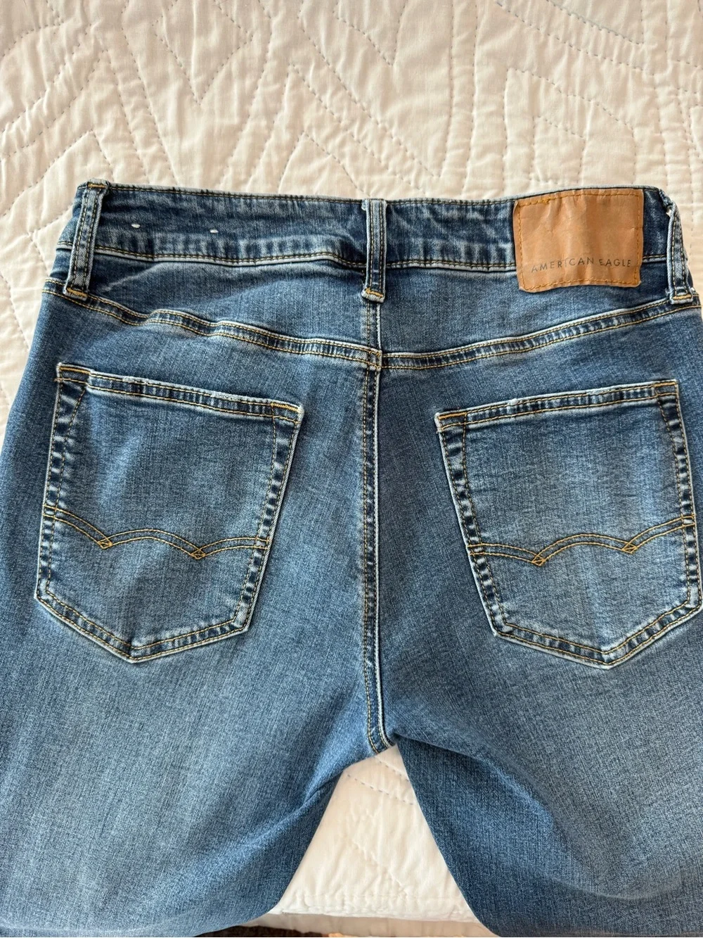American Eagle Outfitters Next Level Flex Men’s Washed Blue Slim Jeans